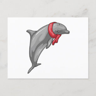 Carte Postale Écharpe dauphin