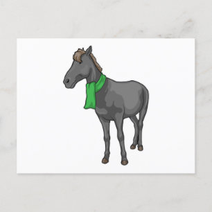 Carte Postale Écharpe de cheval