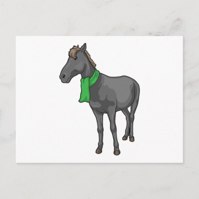 Carte Postale Écharpe de cheval (Devant)