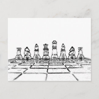 Carte Postale Échecs