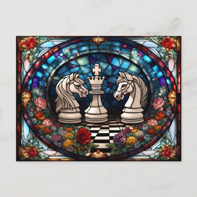 Carte Postale Échecs (Devant)