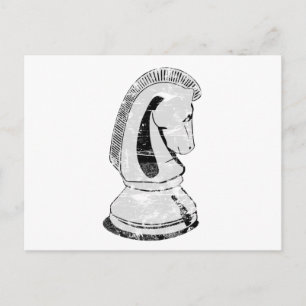 Carte Postale échecs - chevalier