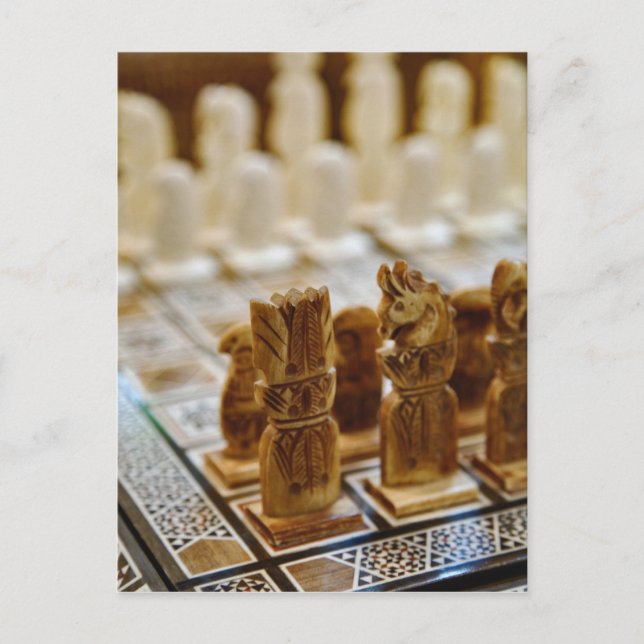 Carte Postale Échecs en vente, Bazar Khan el Khalili, (Devant)