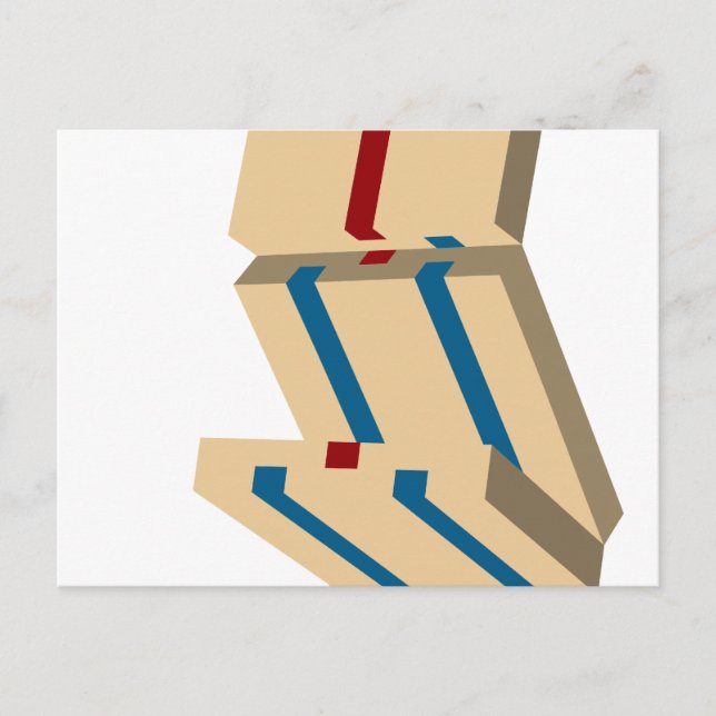 Carte Postale échelle de jacob (Devant)