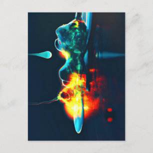 Carte Postale Éclairage Liquide