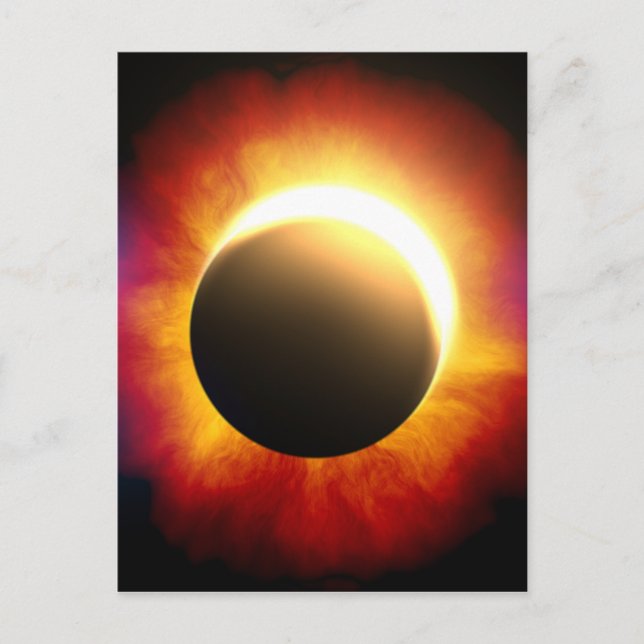 Carte Postale Éclipse (Devant)