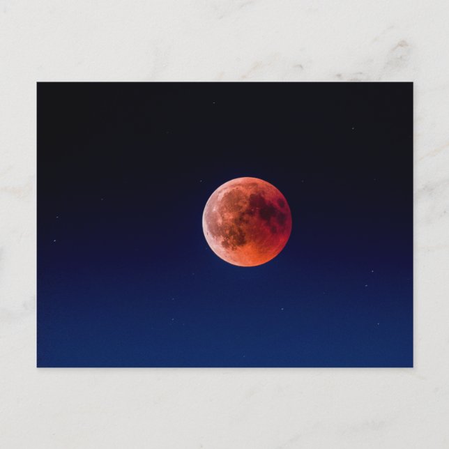 Carte postale Eclipse de Lune de Sang (Suisse) (Devant)