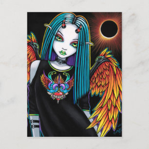 Carte Postale Eclipse Little Rainbow Devil Angel