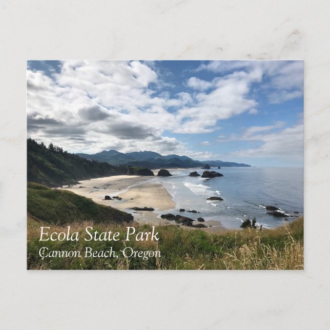 Carte Postale Ecola State Beach, OU (Devant)