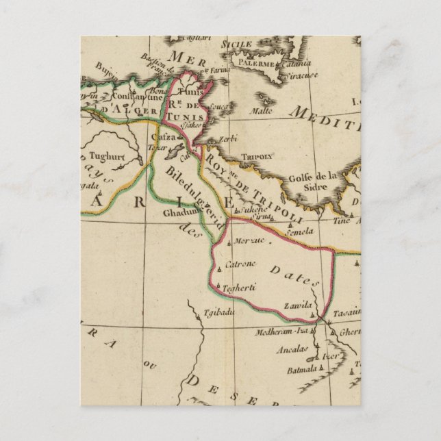 Carte Postale École Afrique (Devant)