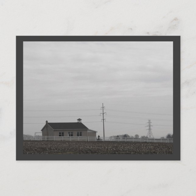 Carte Postale École Amish (Devant)
