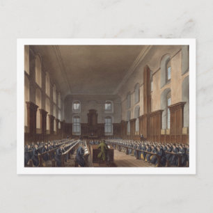 Carte Postale École d'écriture, Christ Hospital, d'Ackermann
