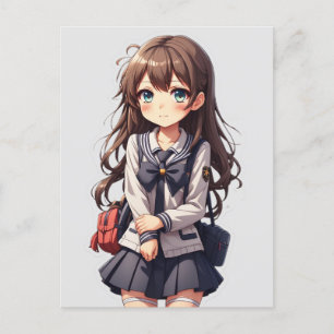 Carte Postale École japonaise d'Anime