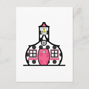 Carte Postale École Polka Dot