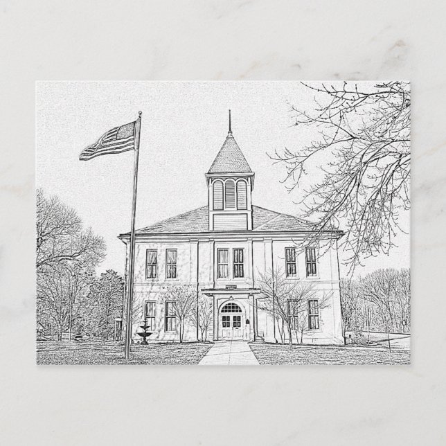 Carte Postale "École Robert E Lee" Paris TN (Devant)