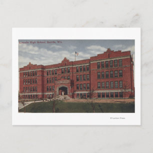 Carte Postale École secondaire WALincoln de Seattle