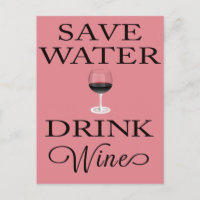 Économisez de l'eau Boire du vin