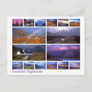 Carte Postale Écossais Highlands à plusieurs images