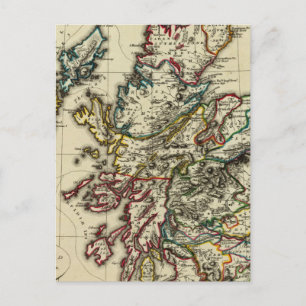 Carte Postale Ecosse ancienne, moderne