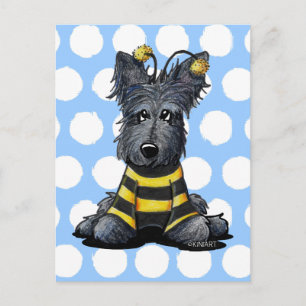 Carte Postale Ecosse Chien Bee