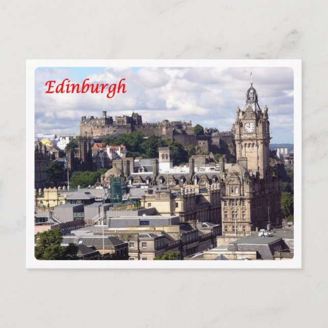 Carte Postale Écosse - Édimbourg - (Devant)