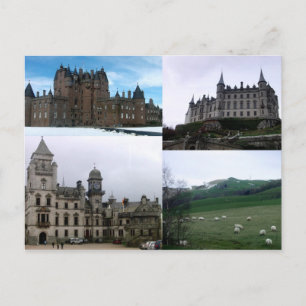 Carte Postale Écosse (Quatre images)