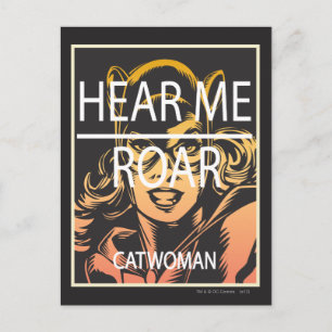 Carte Postale Écoutez-moi Roar