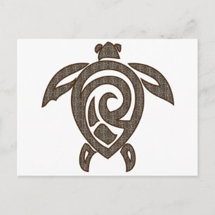 Carte Postale Écran en coquille de tortue