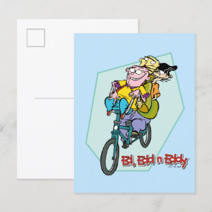 Carte Postale Ed, Edd, n Eddy on a Bike