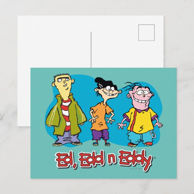 Carte Postale Ed, Edd, n Eddy Smiling (Devant / Derrière)