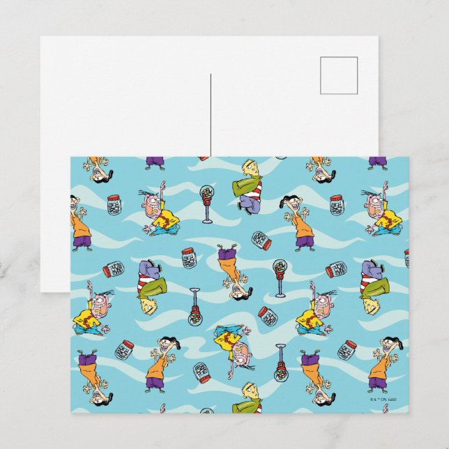 Carte Postale Ed, Edd, n Motif Eddy (Devant / Derrière)