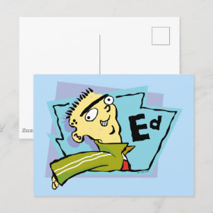 Carte Postale Ed - Graphique de caractères