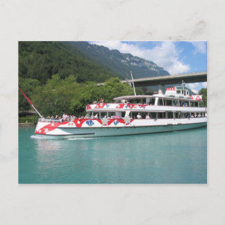 Carte Postale Edelweiss, lac vapeur