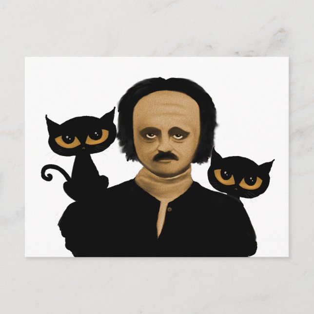 Carte Postale edgar allan poe (Devant)
