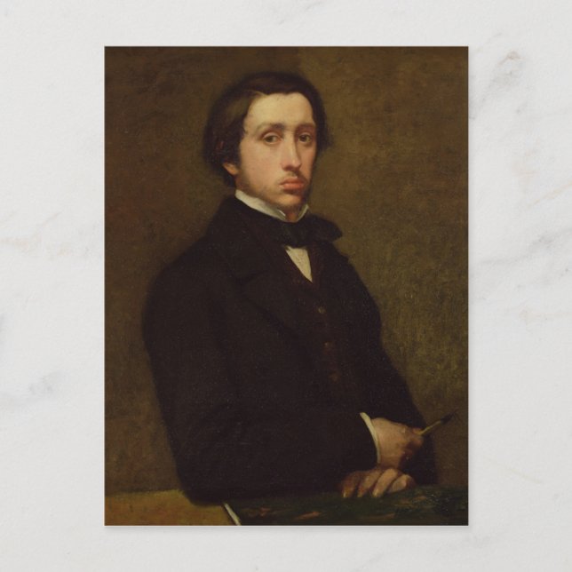 Carte Postale Edgar Degas | Autoportrait, 1855 (Devant)
