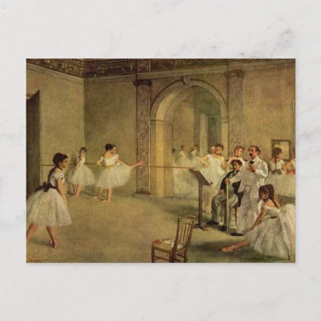 Carte Postale Edgar Degas-Ballerinas (Devant)