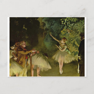 Carte Postale Edgar Degas - Ballet 1875 Danseur Danser filles tu