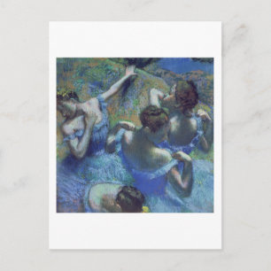 Carte Postale Edgar Degas Blue Dancers, c.1899