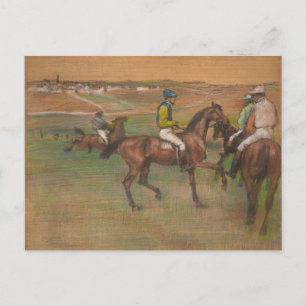 Carte Postale Edgar Degas - Chevaux de course