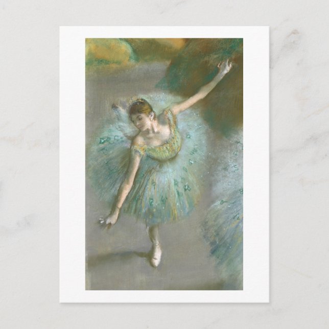 Carte Postale Edgar Degas | Danseur en vert (Devant)
