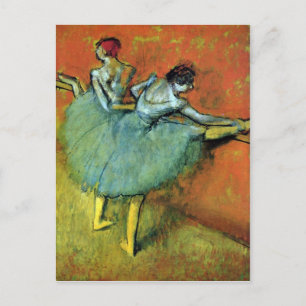 Carte Postale Edgar Degas - Danseurs au bar