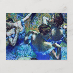 Carte Postale Edgar Degas - Danseurs Bleus