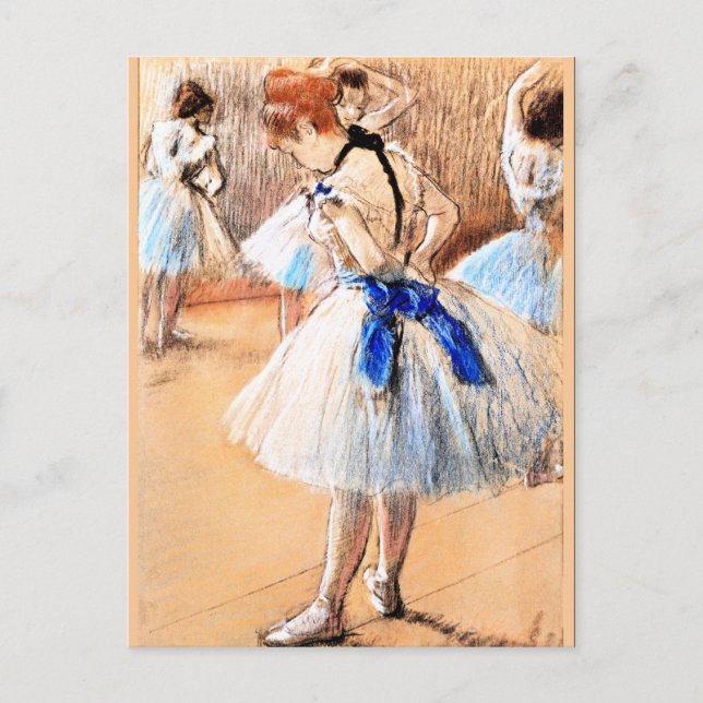 Carte Postale Edgar Degas, Danseuse, 1880 (Devant)