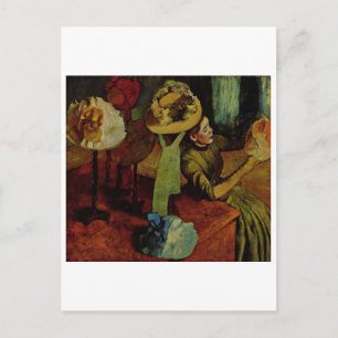 Carte Postale Edgar Degas - Fashion Product 1885 Femme Casquette