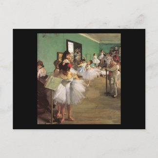 Carte Postale Edgar Degas La Classe Danse