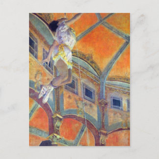 Carte Postale Edgar Degas - Miss Lala au Cirque Fernando