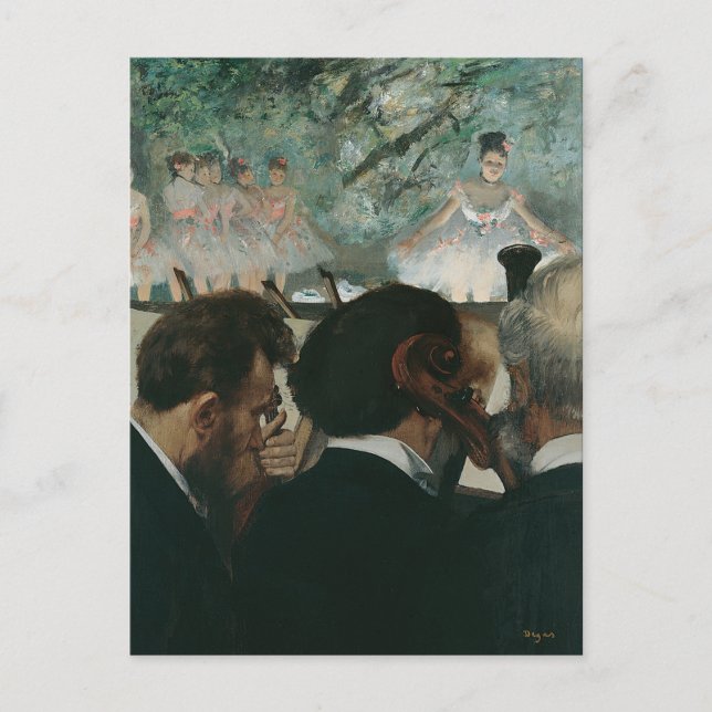 Carte Postale Edgar Degas | Musiciens d'orchestre (Devant)