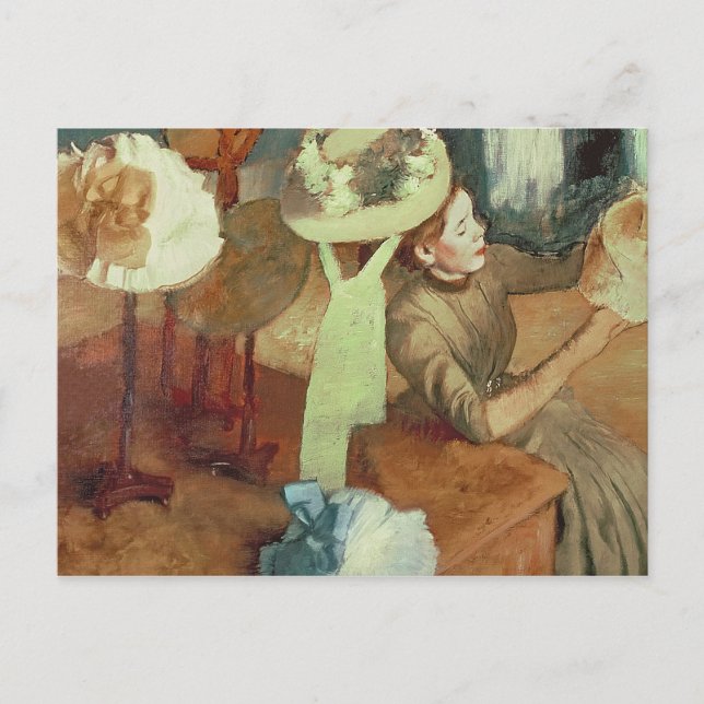 Carte Postale Edgar Degas | The Millinery Shop, 1879/86 (Devant)
