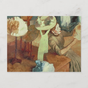 Carte Postale Edgar Degas The Millinery Shop, 1879/86