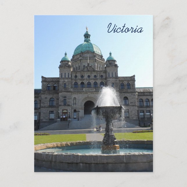Carte Postale Édifice du parlement de Victoria (Devant)